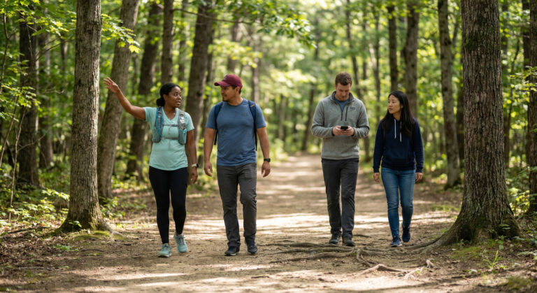 Hiking With Friends