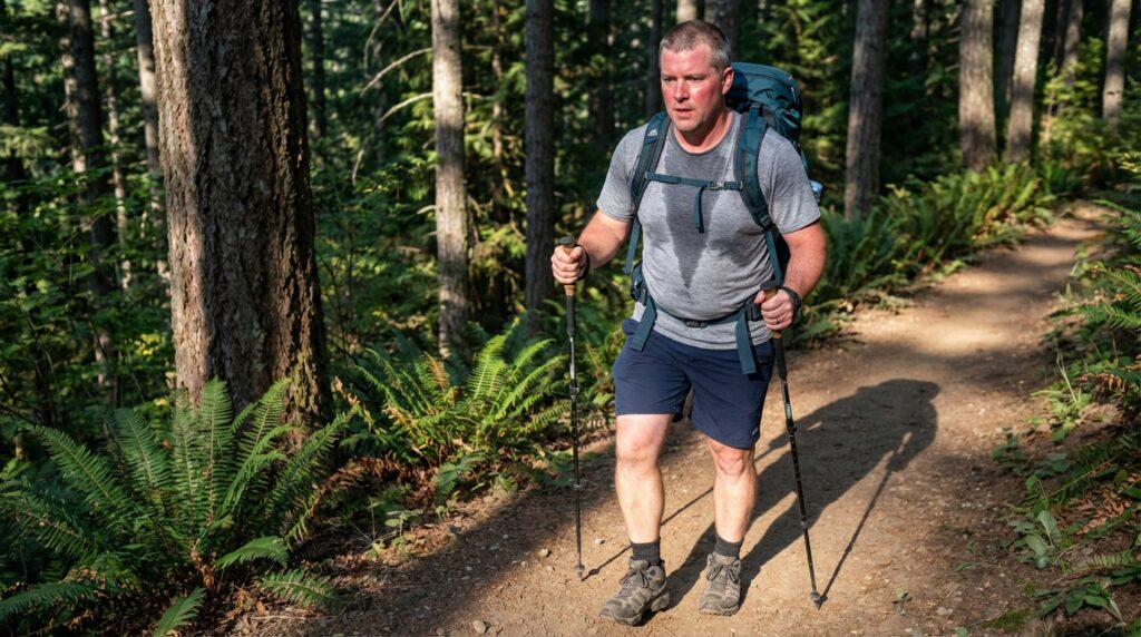 Hiking conditioning and calorie burn workout