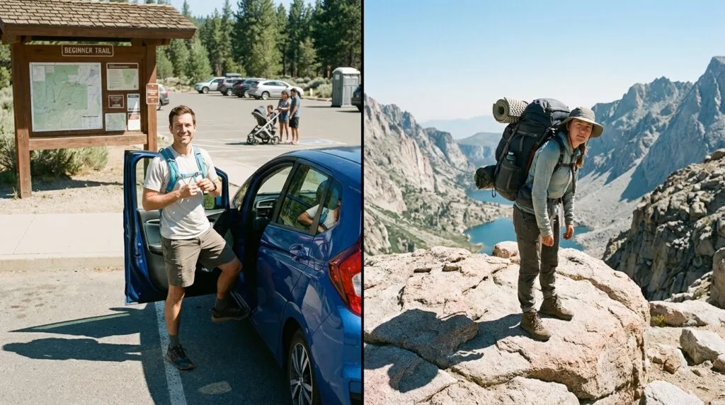 hiking vs trekking difference