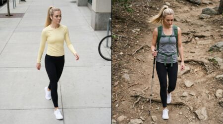 hiking vs walking difference