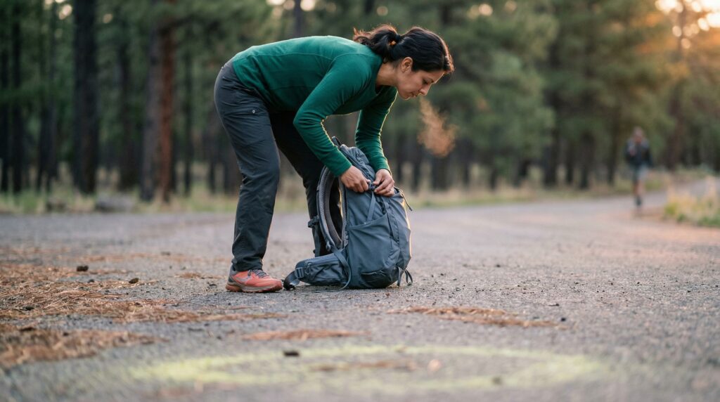 how heavy should a day hike backpack be