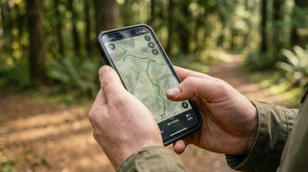 offline trail maps for hiking