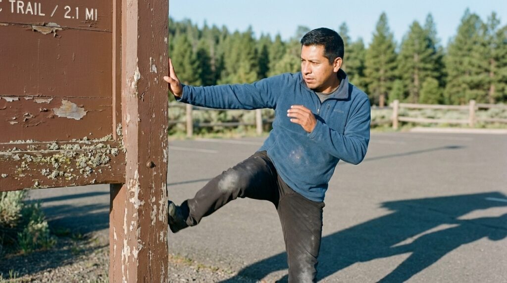 STRETCHING BEFORE OR AFTER HIKING