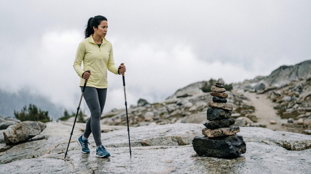 how to find your way back on a trail