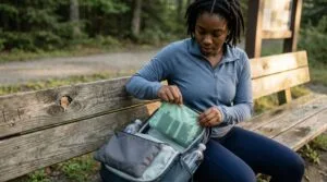hiking on your period
