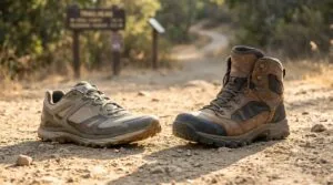 trail runners vs hiking boots